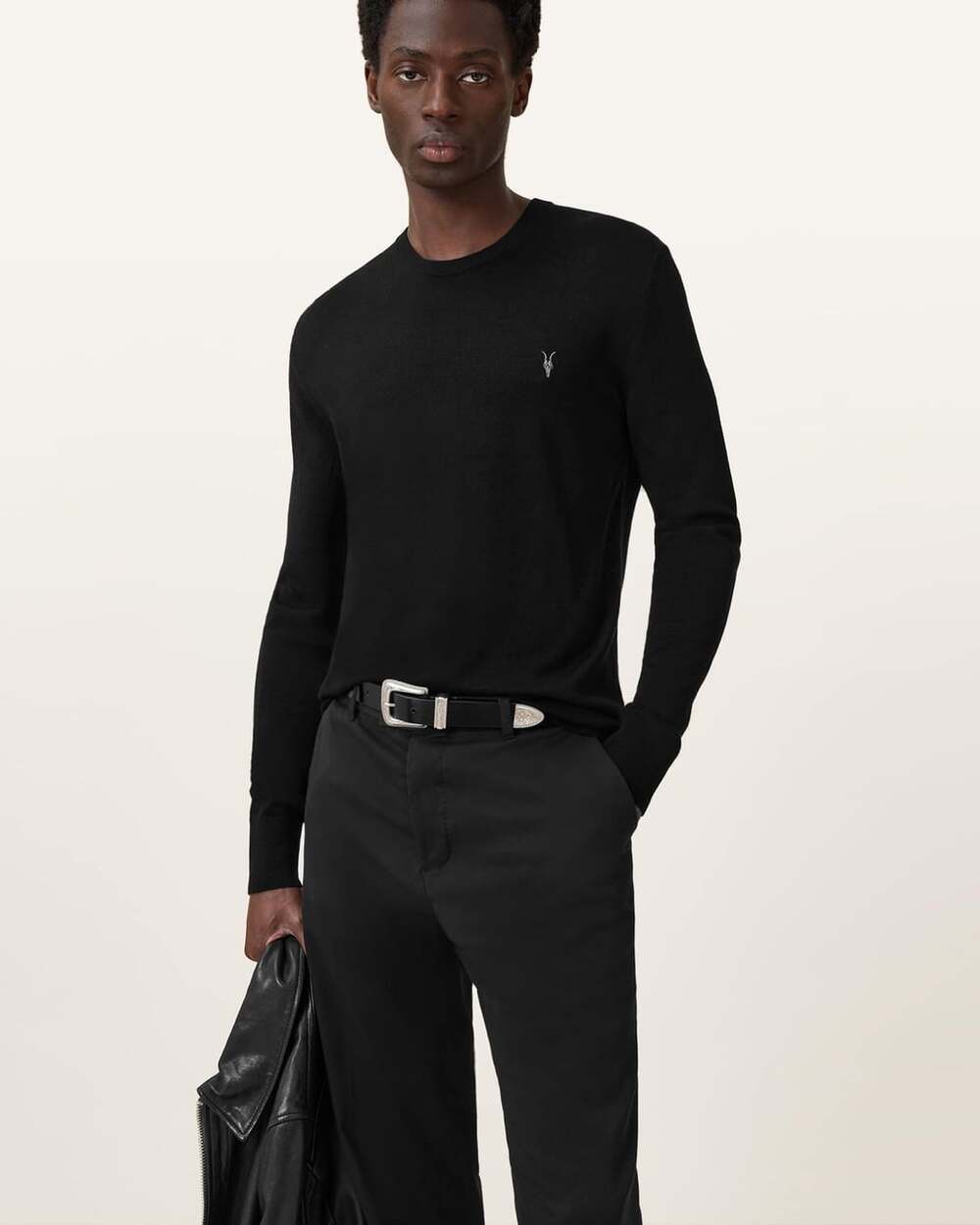 Allsaints Mode Merino Crew NWOT